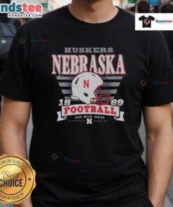 Nice Nebraska Cornhuskers Stripe Splash T-Shirt featuring bold stripes and vibrant team colors for fans.
