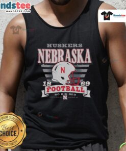 Nice Nebraska Cornhuskers Stripe Splash Tank Top, perfect for game day or casual wear, featuring vibrant team colors.