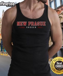 Stylish Nice New Prague soccer tank top featuring vibrant colors and a sporty design, perfect for fans and athletes.