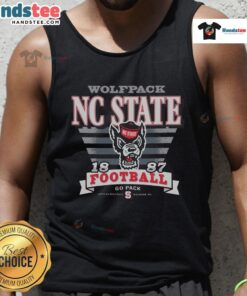Nice North Carolina State Wolfpack Stripe Splash Tank Top featuring bold team colors and stylish design for fans.