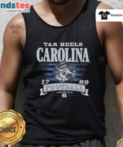 Nice North Carolina Tar Heels UNC Stripe Splash Tank Top featuring bold blue and white stripes for fans.