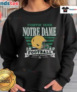 Nice Notre Dame Fighting Irish Stripe Splash Sweatshirt in vibrant colors, perfect for fans showing team spirit.