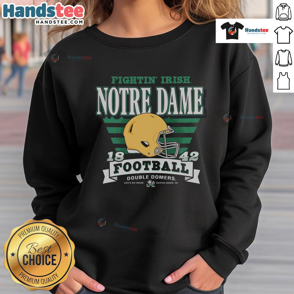 Nice Notre Dame Fightin Irish Stripe Splash Sweatshirt Nice Notre Dame Fighting Irish Stripe Splash Sweatshirt in vibrant colors, perfect for fans showing team spirit.
