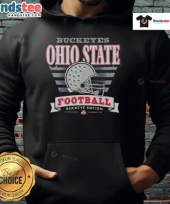 Ohio State Buckeyes Stripe Splash Hoodie featuring vibrant colors and a cozy design, perfect for game day or casual wear.