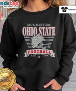 Nice Ohio State Buckeyes Stripe Splash Sweatshirt featuring vibrant colors and logo, perfect for game day.