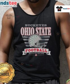 Nice Ohio State Buckeyes Stripe Splash Tank Top showcasing vibrant colors and team logo, perfect for game day.
