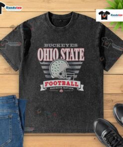 Nice Ohio State Buckeyes Stripe Splash Washed T-Shirt featuring vibrant colors and a stylish design for fans.