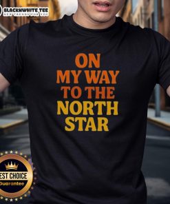 Nice On My Way To The North Star T-Shirt featuring a stylish design perfect for stargazers and astronomy enthusiasts.
