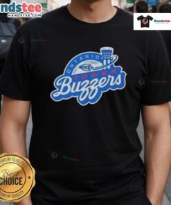 2025 Nice Ontario Tower Buzzers logo t-shirt featuring a vibrant design and sporty style, perfect for fans.