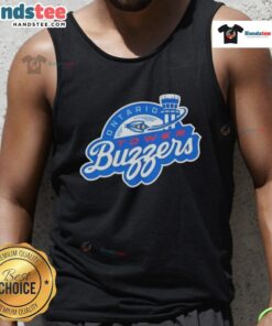 2025 Nice Ontario Tower Buzzers logo on a stylish tank top, perfect for fans and summer wear.