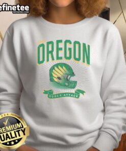 Cozy Nice Oregon Ducks Prime Play sweatshirt featuring vibrant team colors, perfect for fans supporting their team.