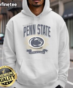 Nice Penn State Nittany Lions Prime Play Hoodie in navy blue, showcasing team logo and stylish design for fans.