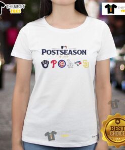 2025 Ladies Tee featuring Nice Postseason Major League Baseball design, perfect for fans and stylish comfort.