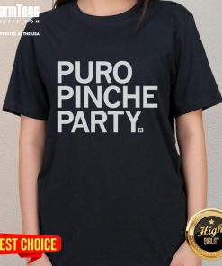 Stylish Nice Puro Pinche Party Ladies Tee featuring vibrant graphics and a comfortable fit for casual outings.