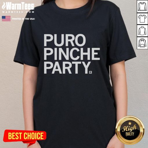 Stylish Nice Puro Pinche Party Ladies Tee featuring vibrant graphics and a comfortable fit for casual outings.