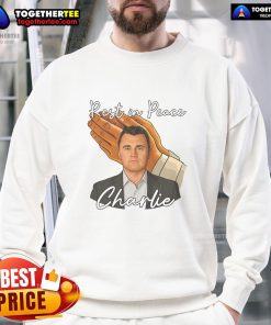Nice Rest In Peace Charlie Kirk Sweatshirt featuring a stylish design and comfortable fit for fans and supporters.