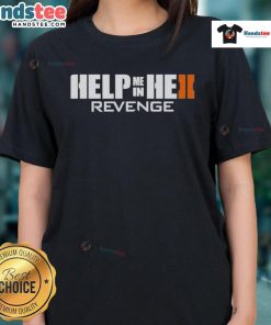 Nice Revenge Split Screen graphic on a women's tee, featuring a stylish design perfect for casual wear.