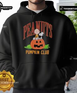 Nice RSQ x Peanuts Pumpkin Club Halloween 2025 hoodie featuring festive designs and vibrant colors for Halloween.