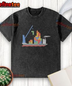 Nice Russian cargo washed t-shirt in a casual setting, showcasing its soft fabric and stylish design.