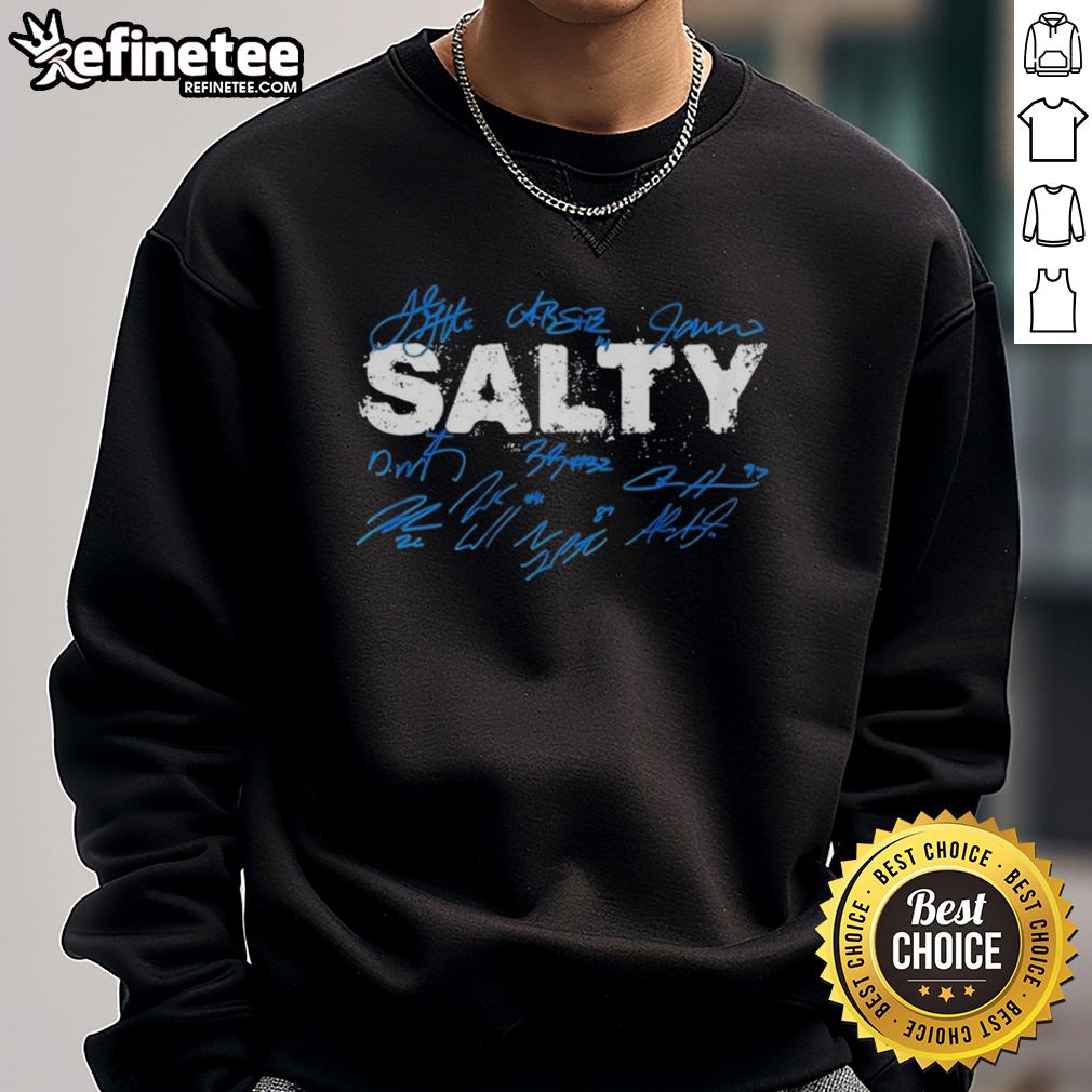 Nice Salty Detroit Lions Football Players Signature Sweatshirt Nice Salty Detroit Lions football players signature sweatshirt showcasing team spirit and style for fans.