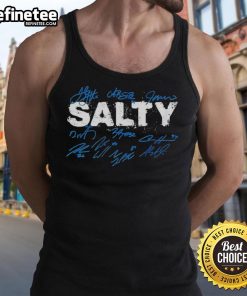 Stylish Nice Salty Detroit Lions football players signature tank top, perfect for fans and summer outings.