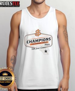 Nice San Jose Giants California League 2025 tank top featuring team logo and vibrant design, perfect for fans.
