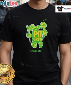 Nice Sco Ducks Pit Crew T-Shirt in Eugene, Oregon, featuring vibrant graphics and a stylish design for fans.