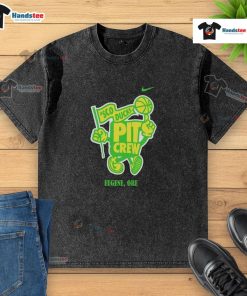 Nice Sco Ducks Pit Crew Eugene Ore washed t-shirt featuring a vintage design and vibrant colors for fans.