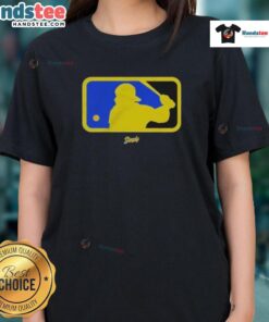 Ladies tee featuring the Nice Seattle Mariners The Kid logo from the City Connect collection.