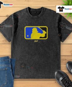 Nice Seattle Mariners 'The Kid' logo city connect washed t-shirt featuring a vintage design in blue and green colors.