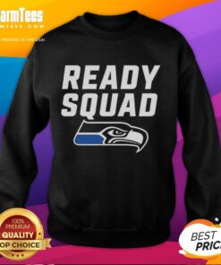 Stylish Seattle Seahawks Ready Squad sweatshirt in team colors, perfect for game day and showing team spirit.