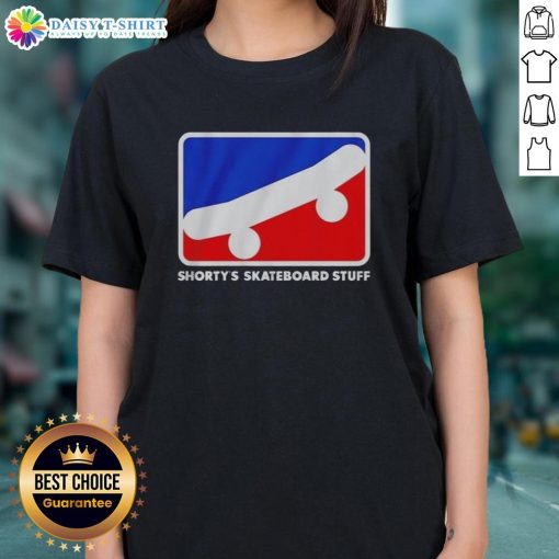 Nice Shortys Skate Icon NBA Logo Ladies Tee featuring a stylish graphic design for skateboard and basketball fans.