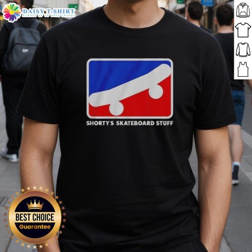 Nice Shorty'S Skate Icon NBA Logo T-Shirt featuring a stylish design for basketball fans and skateboard enthusiasts.