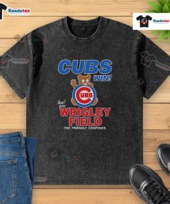 Nice Shota Imanaga Chicago Cubs win Wrigley Field washed t-shirt showcasing team pride and vintage style.