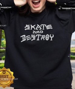 Nice Skate and Destroy sweatshirt featuring a bold graphic design, perfect for skate enthusiasts and casual wear.