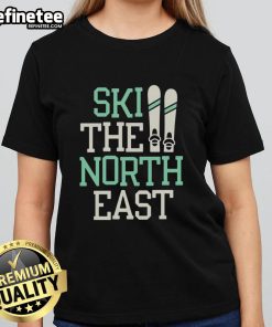 Nice Ski The North East Ladies Tee featuring a stylish design perfect for winter sports enthusiasts and casual wear.