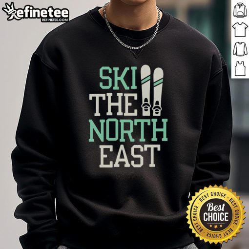 Cozy Nice Ski The North East Sweatshirt in a stylish design, perfect for winter sports enthusiasts and outdoor adventures.