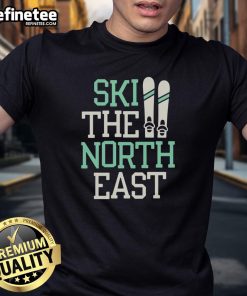Nice Ski The North East T-Shirt featuring a stylish design perfect for winter sports enthusiasts in the Northeast.