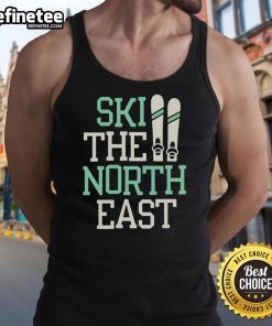 Stylish Nice Ski The North East tank top featuring a vibrant design perfect for winter sports enthusiasts.