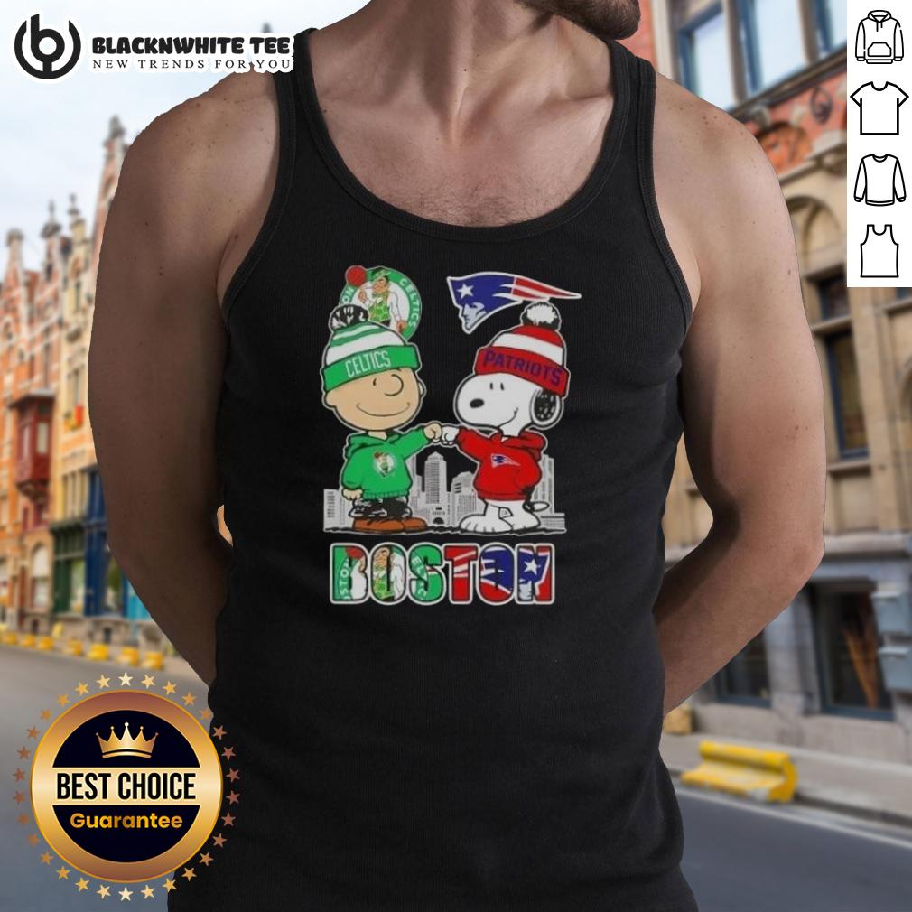Nice Snoopy And Charlie Brown Boston Sports Celtics X New England Patriots Skyline Tank Top Nice Snoopy and Charlie Brown Boston Sports Celtics x New England Patriots skyline tank top for stylish fans.