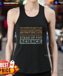 Stylish Nice Stand Up for Science tank top featuring vibrant graphics and a comfortable fit, perfect for science advocates.