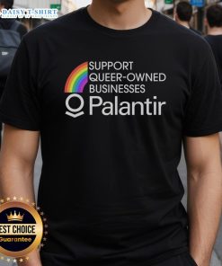 Nice Support Queer-Owned Businesses T-Shirt featuring colorful text and a vibrant design promoting LGBTQ+ entrepreneurship.