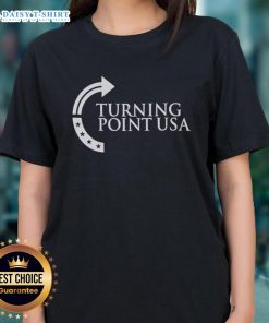 Nice Sydney Sweeney Turning Point USA logo ladies tee featuring stylish design and comfortable fit for fans.