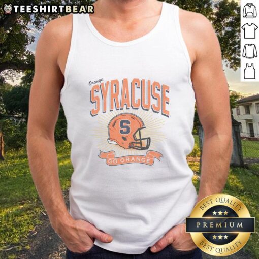 Stylish Nice Syracuse Orange Prime Play Tank Top showcasing vibrant team colors and logo for fans and athletes.