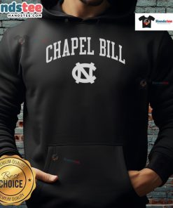 Alt Text: Nice Tar Heel football Chapel Hill hoodie in navy blue, showcasing team spirit and style for fans.