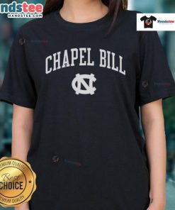 Alt Text: Nice Tar Heel football Chapel Hill ladies tee featuring vibrant colors and a stylish design for UNC fans.