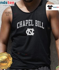 Stylish Nice Tar Heel Football Chapel Hill tank top displayed on a hanger, perfect for UNC fans and game day attire.