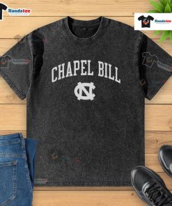 Alt Text: Nice Tar Heel football Chapel Hill washed t-shirt featuring a vibrant design for UNC fans.