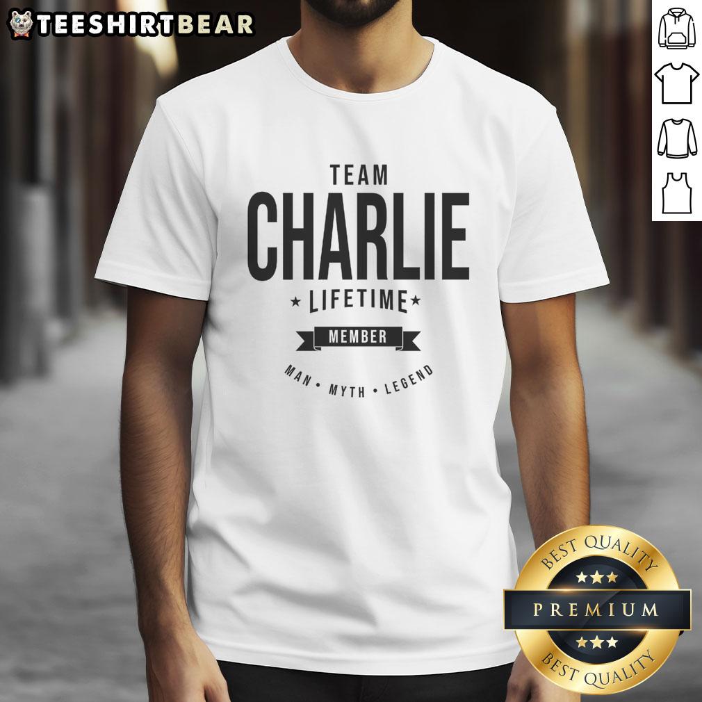 Nice Team Charlie Kirk Life Time Memeber Man Myth Legend T Shirt Alt Text: Nice Team Charlie Kirk Life Time Member T-Shirt featuring 'Man Myth Legend' design in bold graphics.