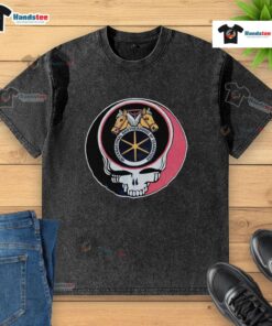 Nice Teamsters X Grateful Dead washed t-shirt featuring vibrant graphics and a relaxed fit, perfect for music fans.